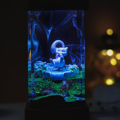 Mew Pokemon Resin Lamp