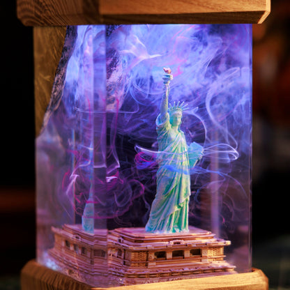 Statue Resin Lamp