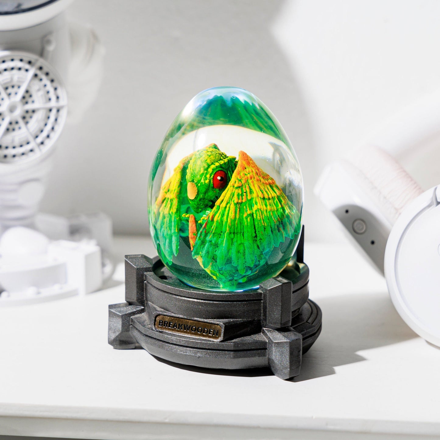 Custom Dinosaur Resin Lamp Egg