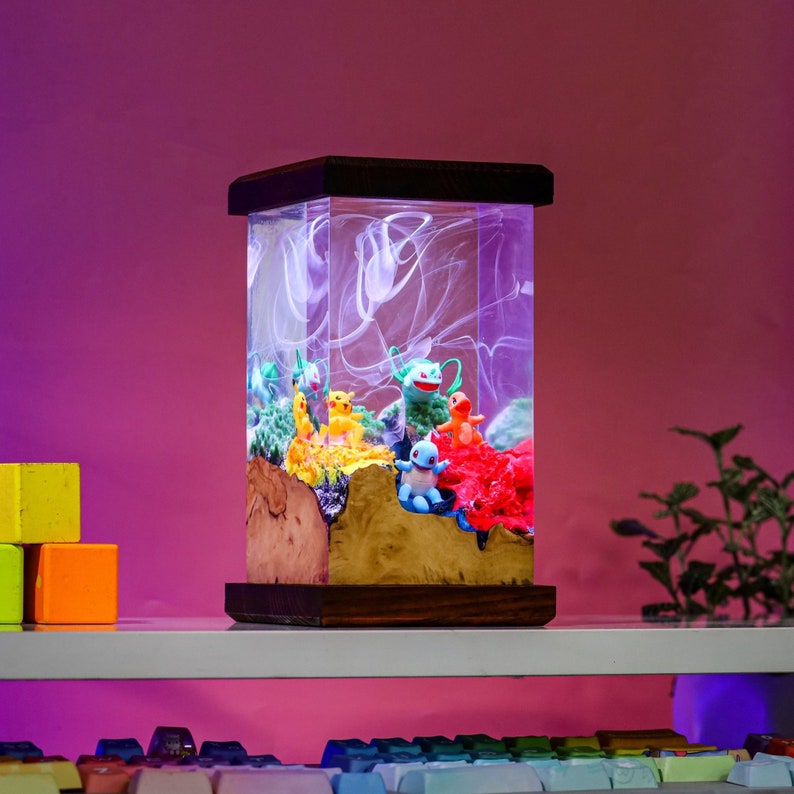 Pokemon Starter World Resin Lamp