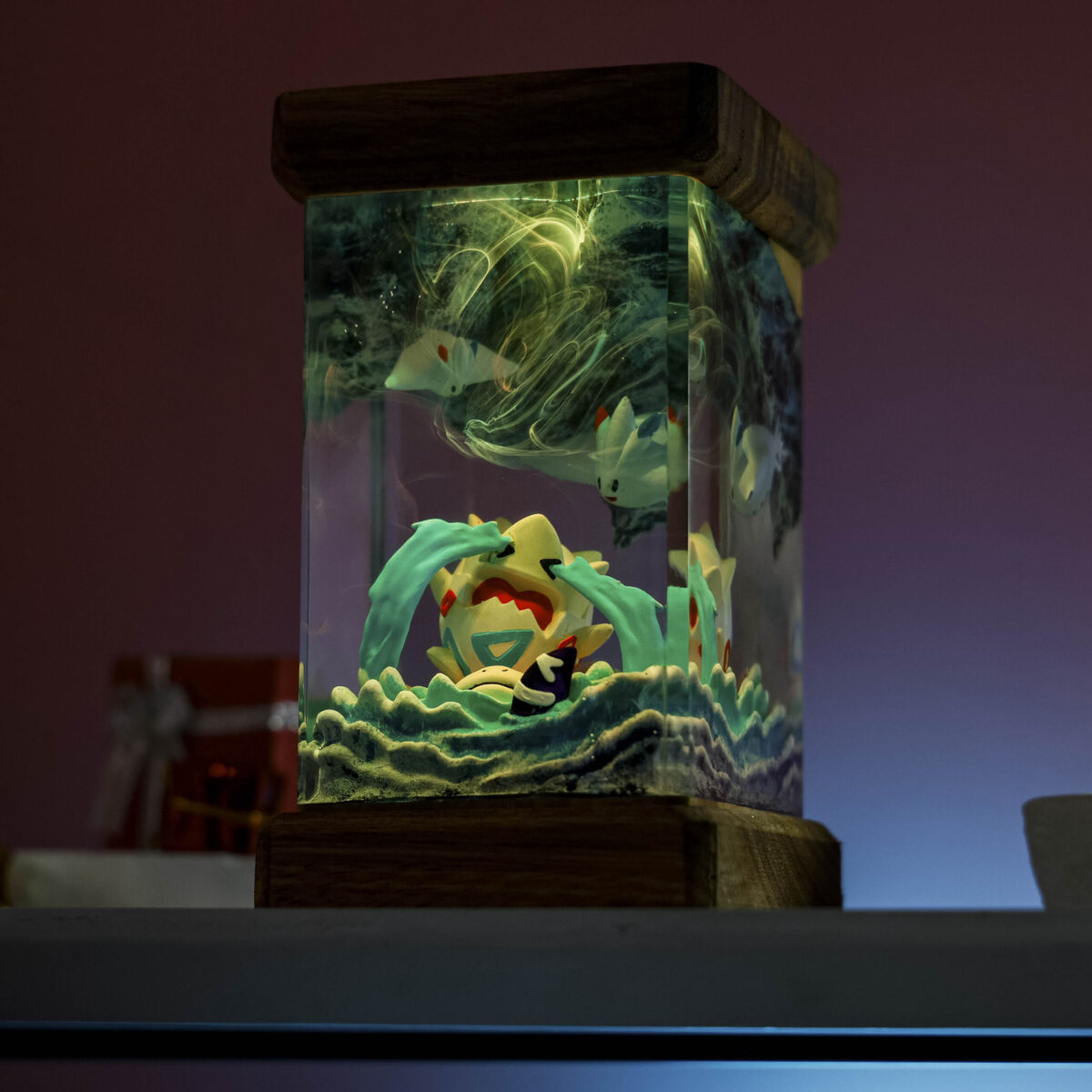 Togepi Pokemon Resin Diorama Lamp