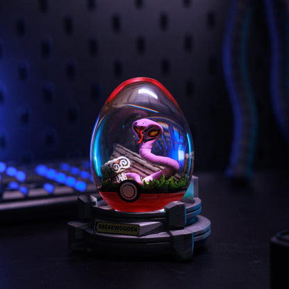 Arbok Pokemon Resin Lamp Egg