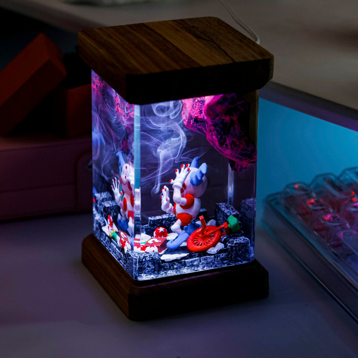 Mr Mine Pokemon Resin Diorama Lamp