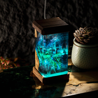 Galaxy Torii Gate Resin Lamp