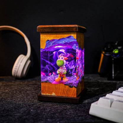 Custom Super Mario Yoshi inspired Night Lamp