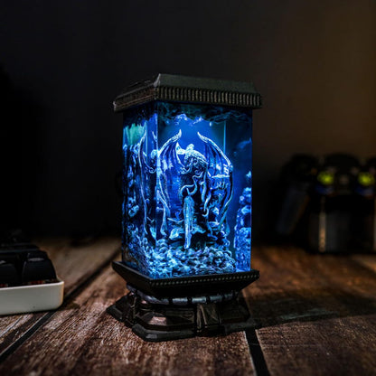 Cthulhu Resin Lamp