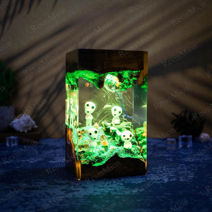 The Forest Epoxy Lamp