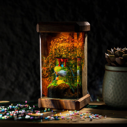 Autumn Torii Gate Resin Lamp