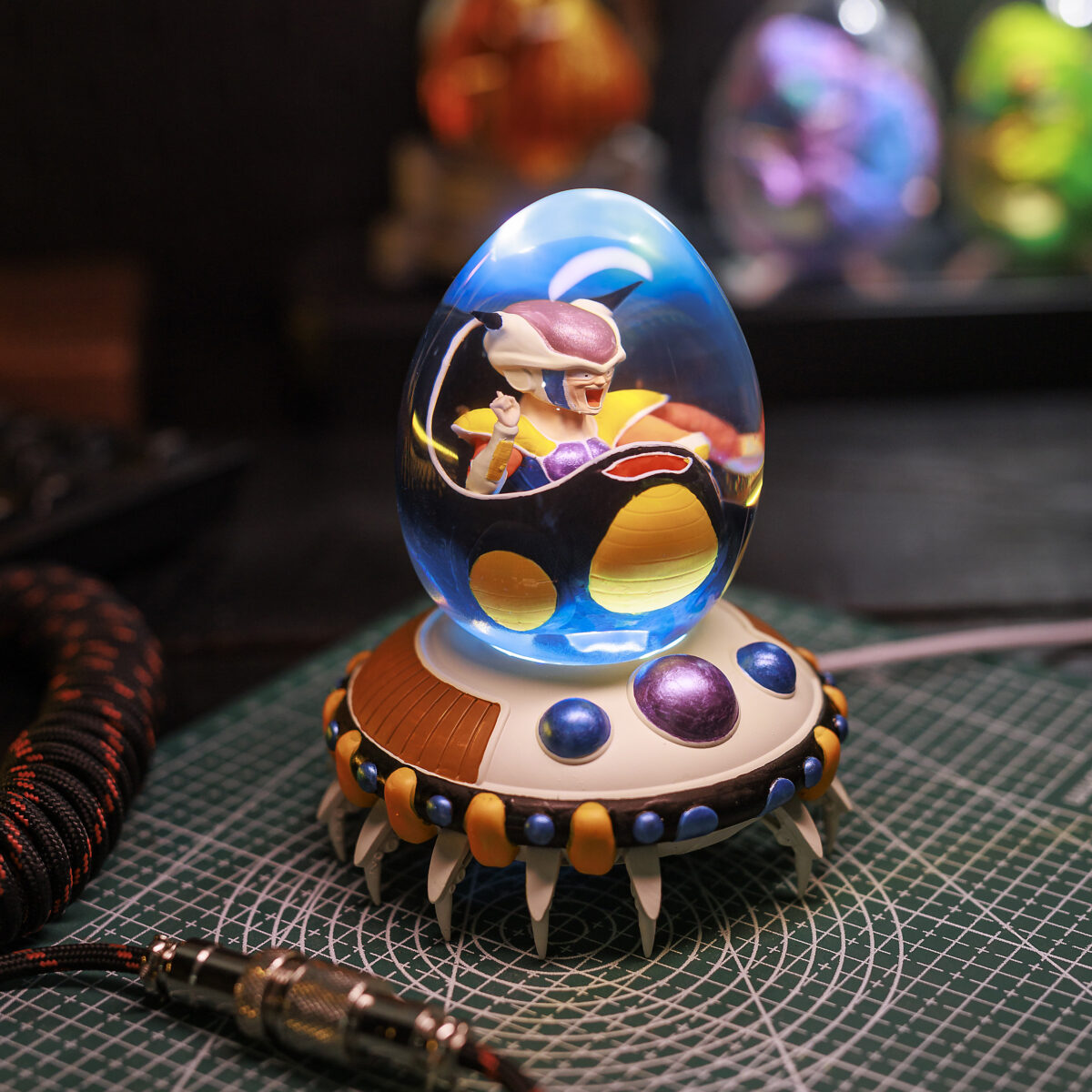 Frieza Epoxy Resin Lamp Egg