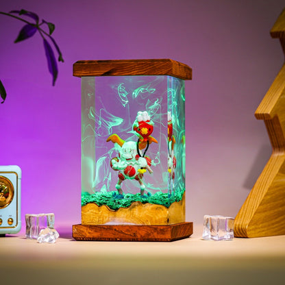 Mr Mine Pokemon Epoxy Lamp