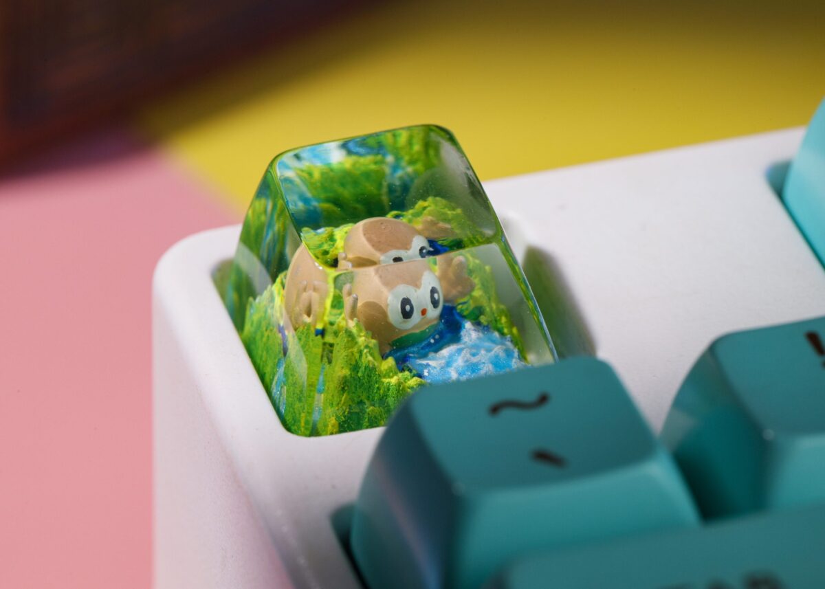 ROWLET POKEMON – ARTISAN KEYCAPS