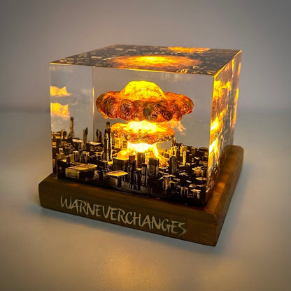 Explosion Atomic Bomb Resin Lamp