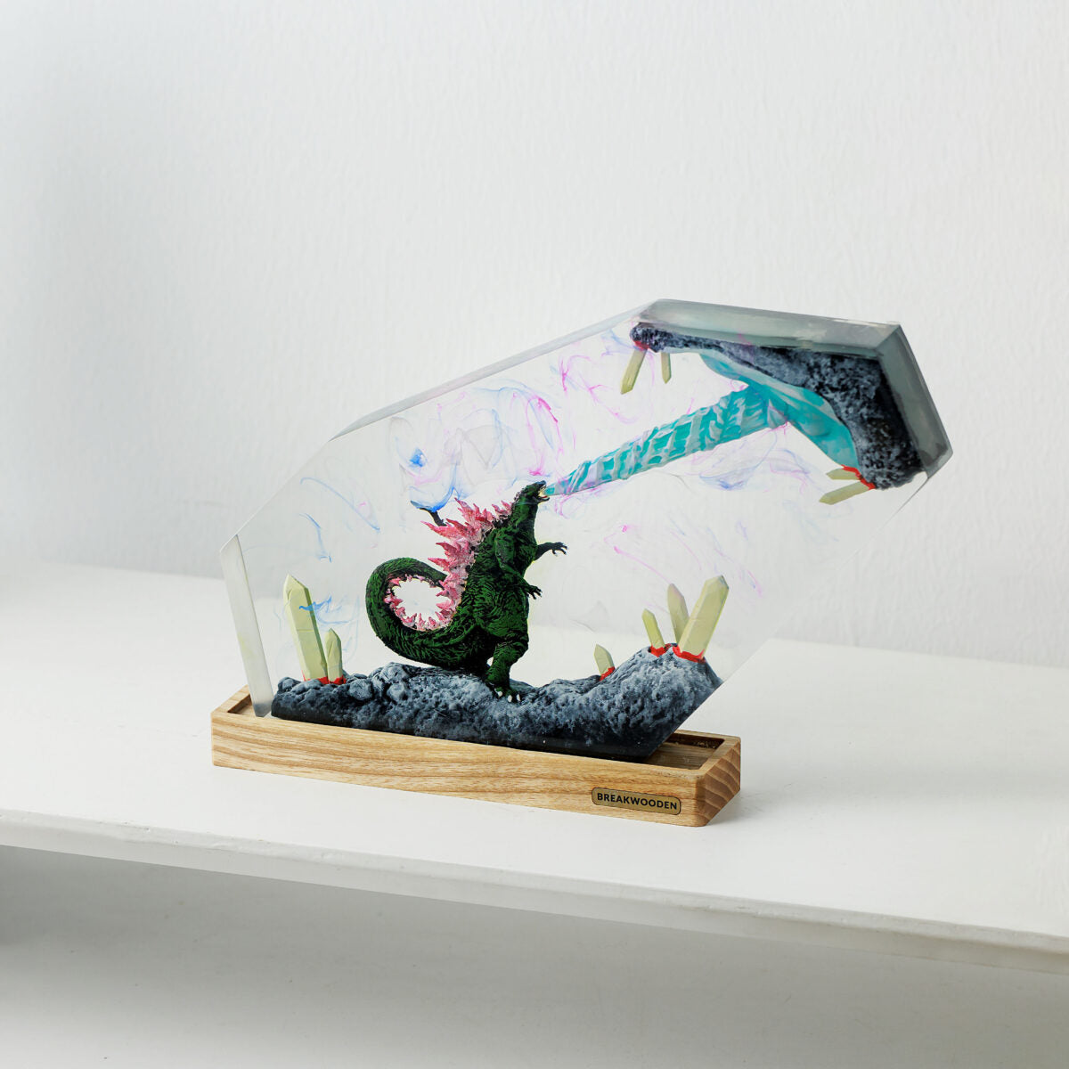 Godzilla Resin Lamp