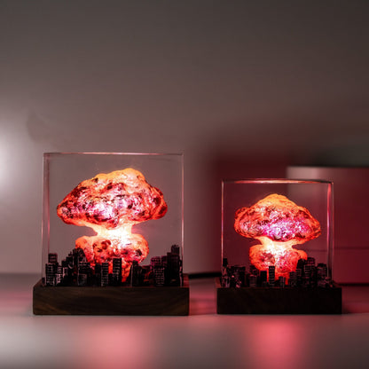 Explosion Atomic Bomb Resin Lamp