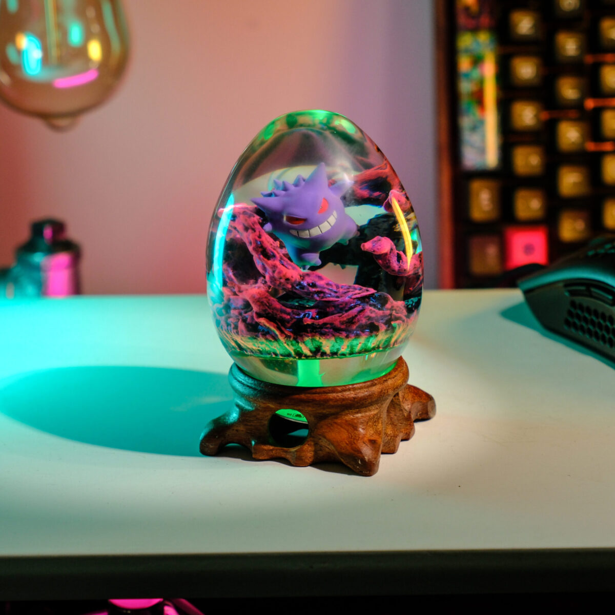 Marvelous Gengar Resin Lamp Egg