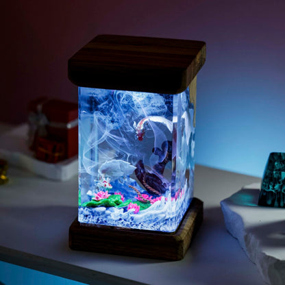 Koi Fish Resin Diorama Lamp