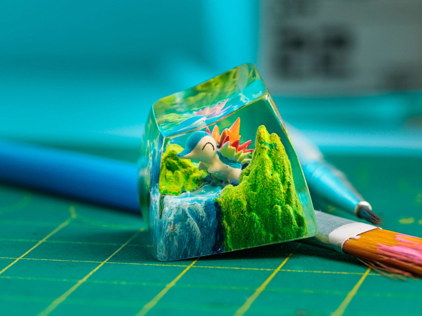 CYNDAQUIL POKEMON – ARTISAN KEYCAP