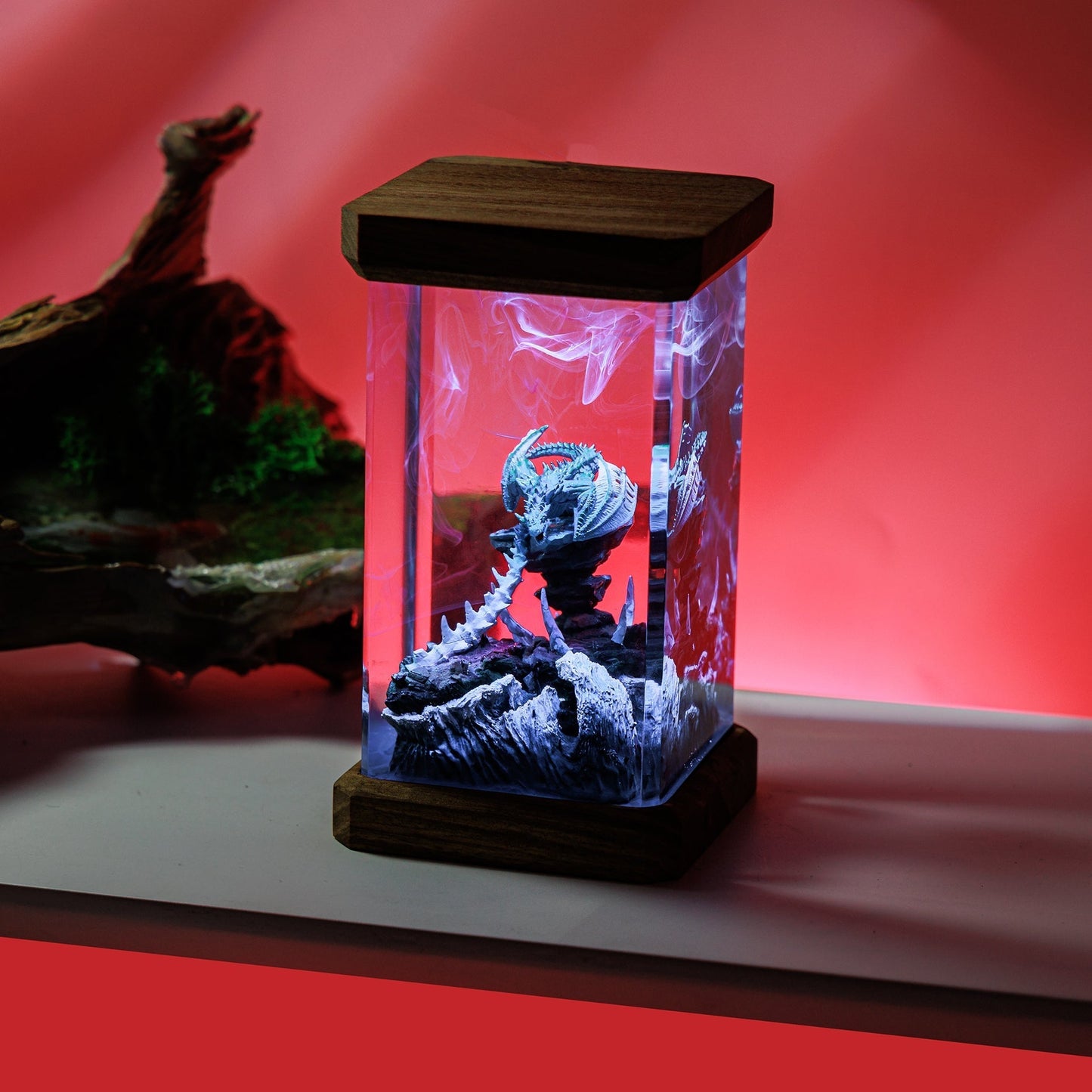 Mythology Dragon Resin Diorama Lamp